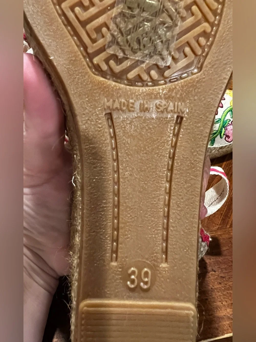 Toni Pons & World Family Ibiza Lolita Espadrille Wedge Sandal Sz 8 or EU 39
